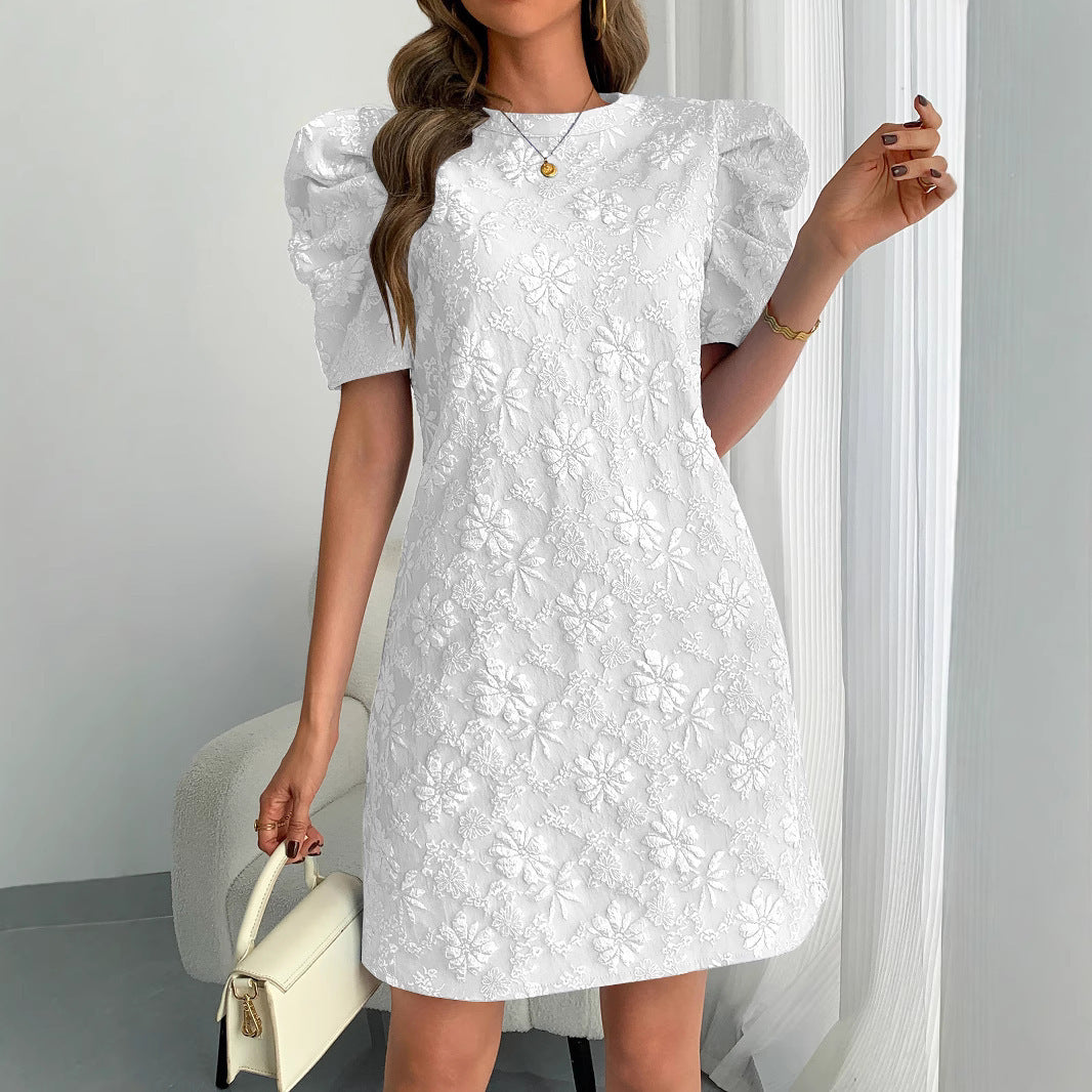 Women Embroidered Floral Mini Dress Ivyshape