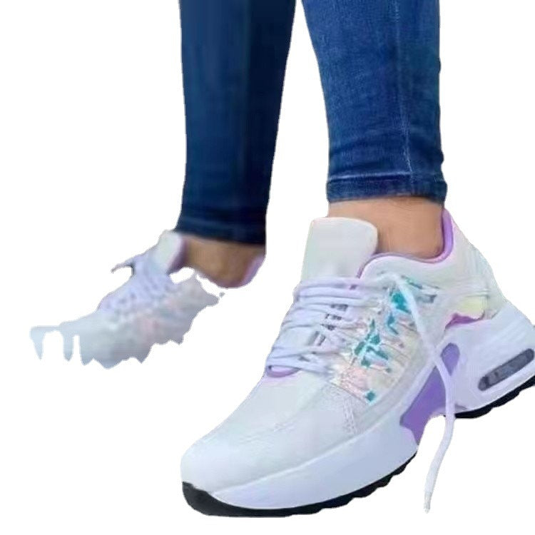 Women Light Air Cushion Sneakers Ivyshape