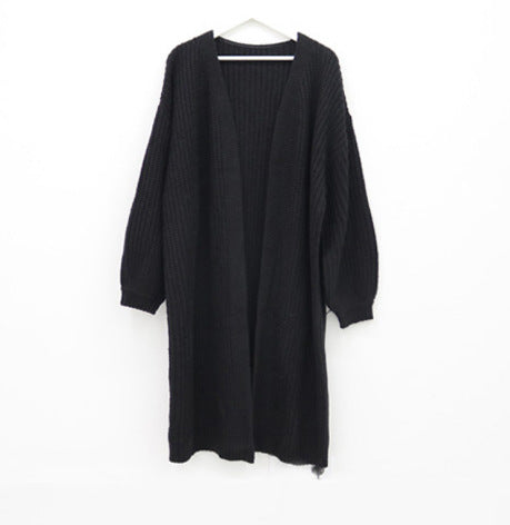 IvyShape | Ribbed Warm Solid Color Sweater Coat