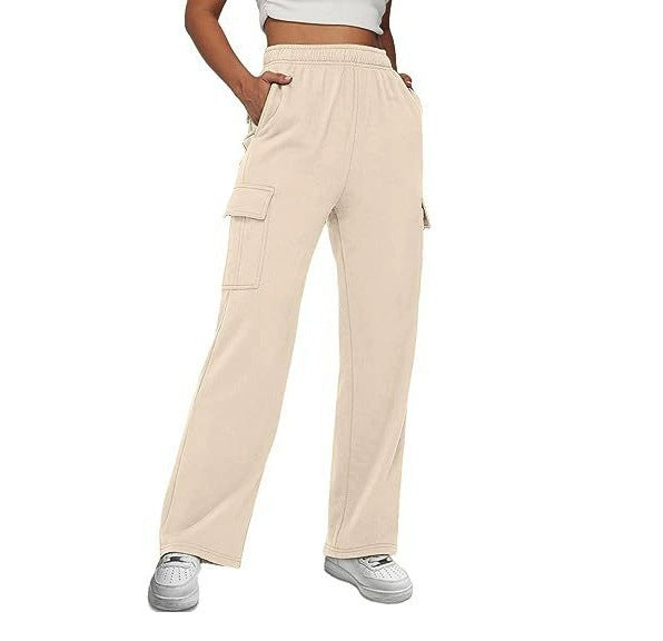 Women Cargo Pants with Wide Leg and Practical Side Pockets Ivyshape