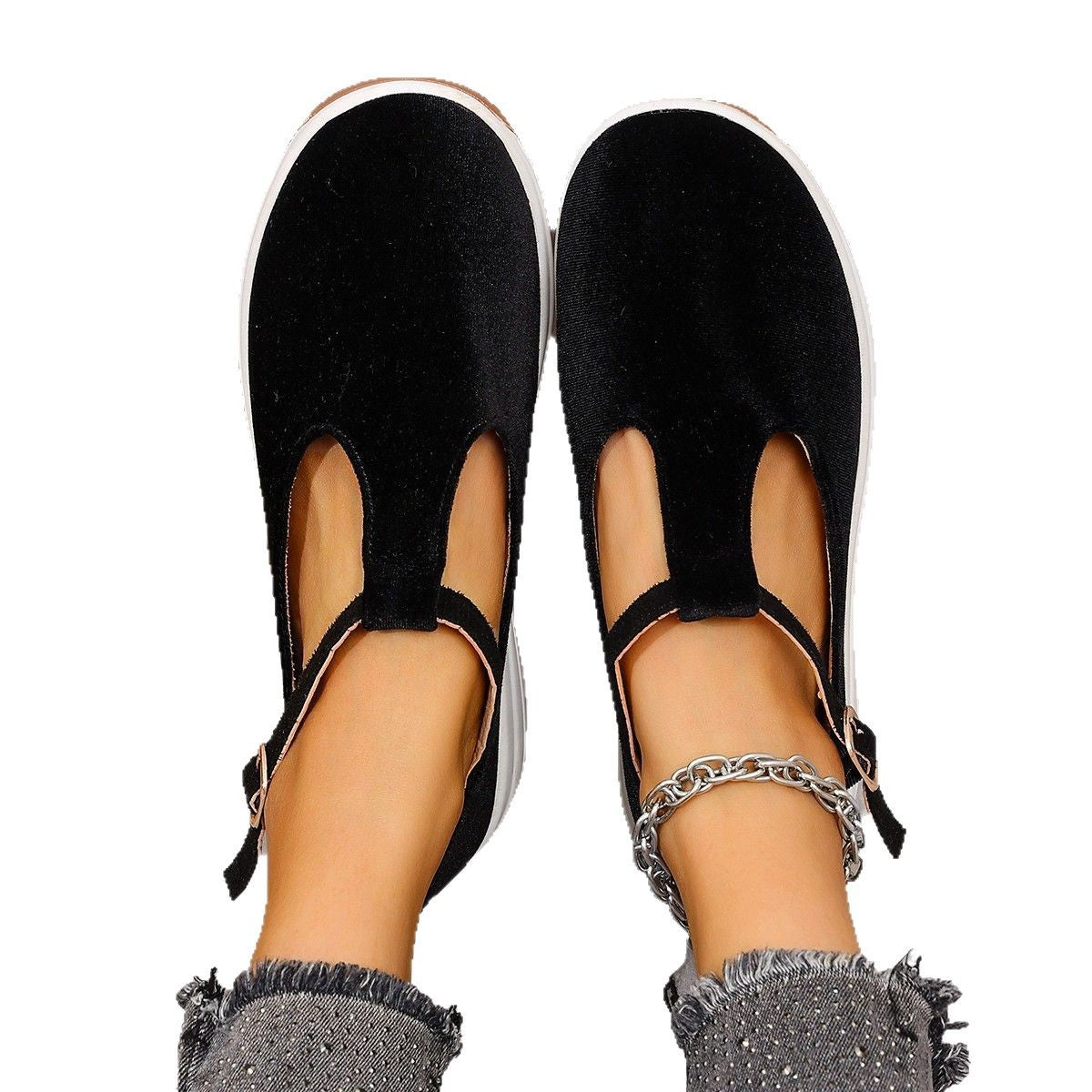 Women's Sling Shoes with Straps and Non-Slip Sole Ivyshape