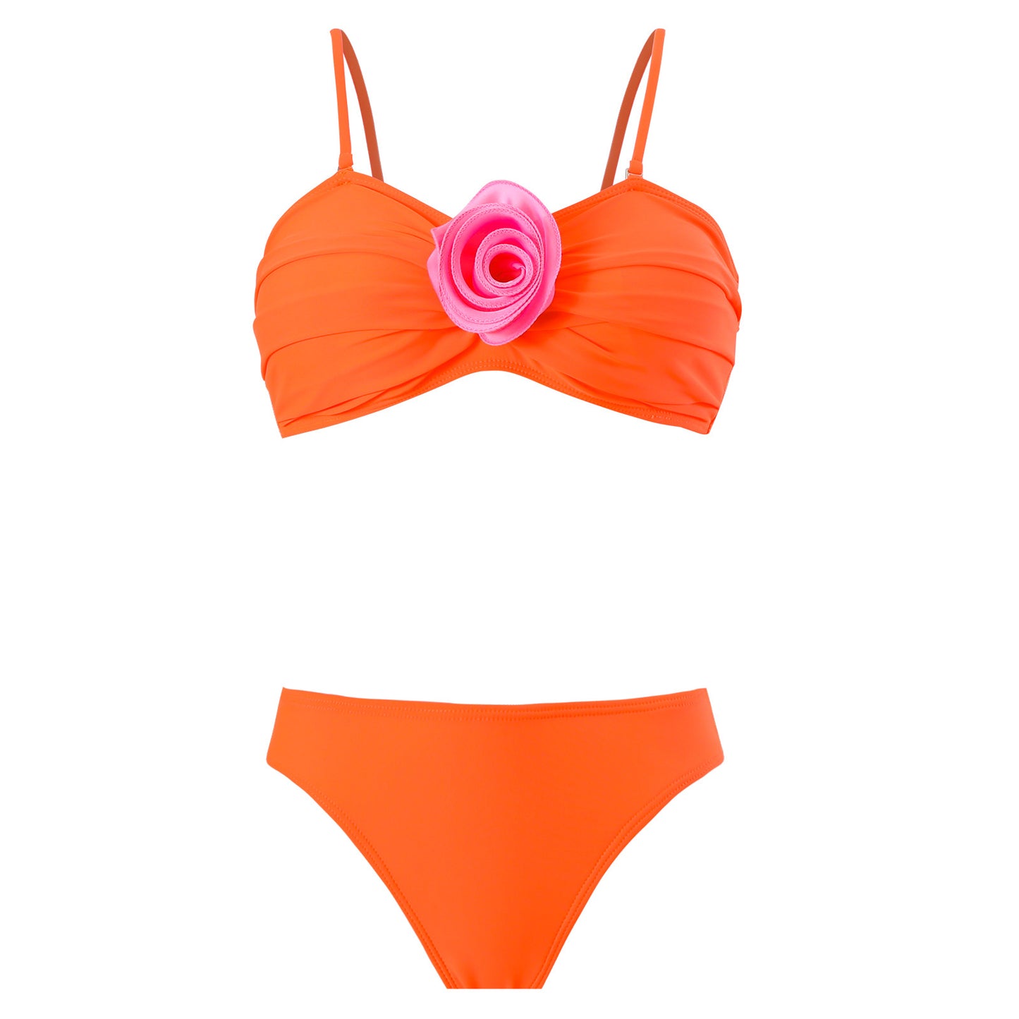 Women's bikini set with floral top and shaping bottoms Ivyshape