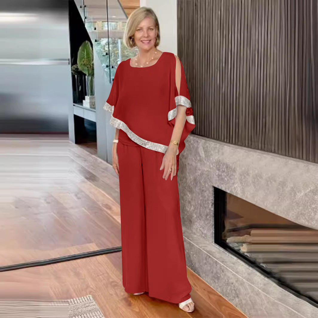 Women Elegant Tailored Two-Piece Ensemble Ivyshape