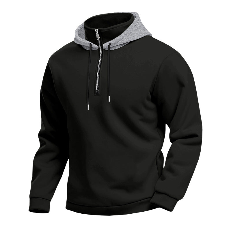Men's hoodie with modern zipper and breathable fabric quality Ivyshape