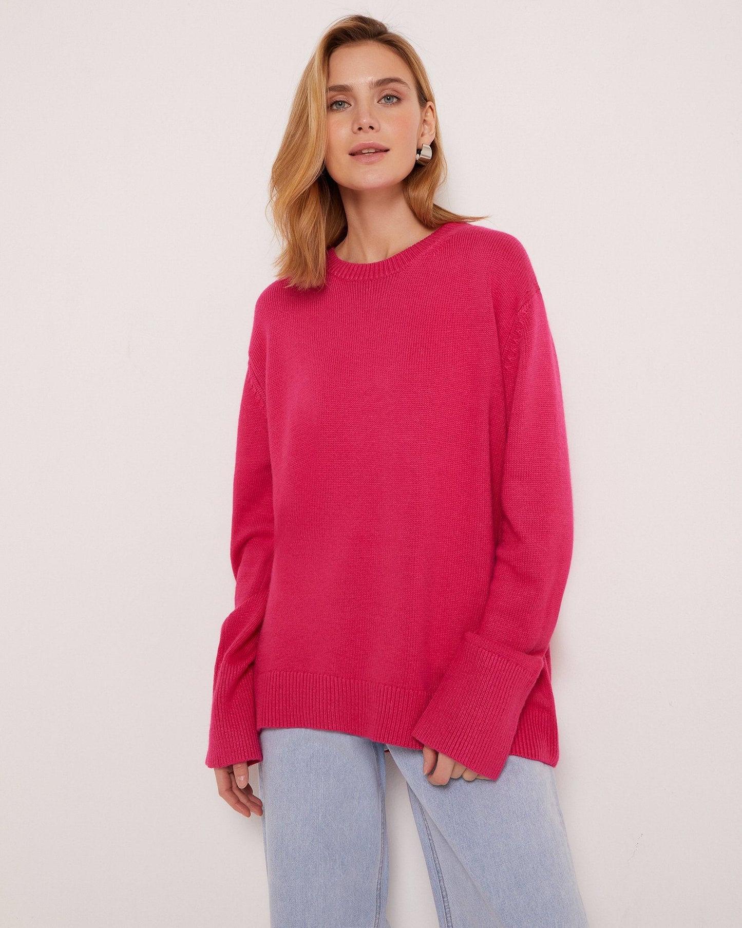 Ivyshape | Oversized Pullover Sweater