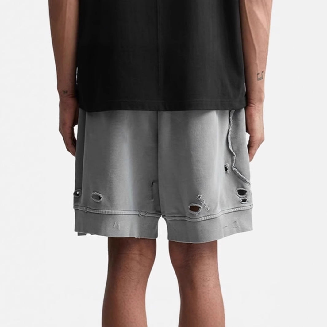 Women Fashionable Destroyed Shorts Ivyshape