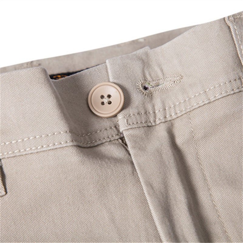 Men's chino pants with a slim fit and elastic waistband Ivyshape