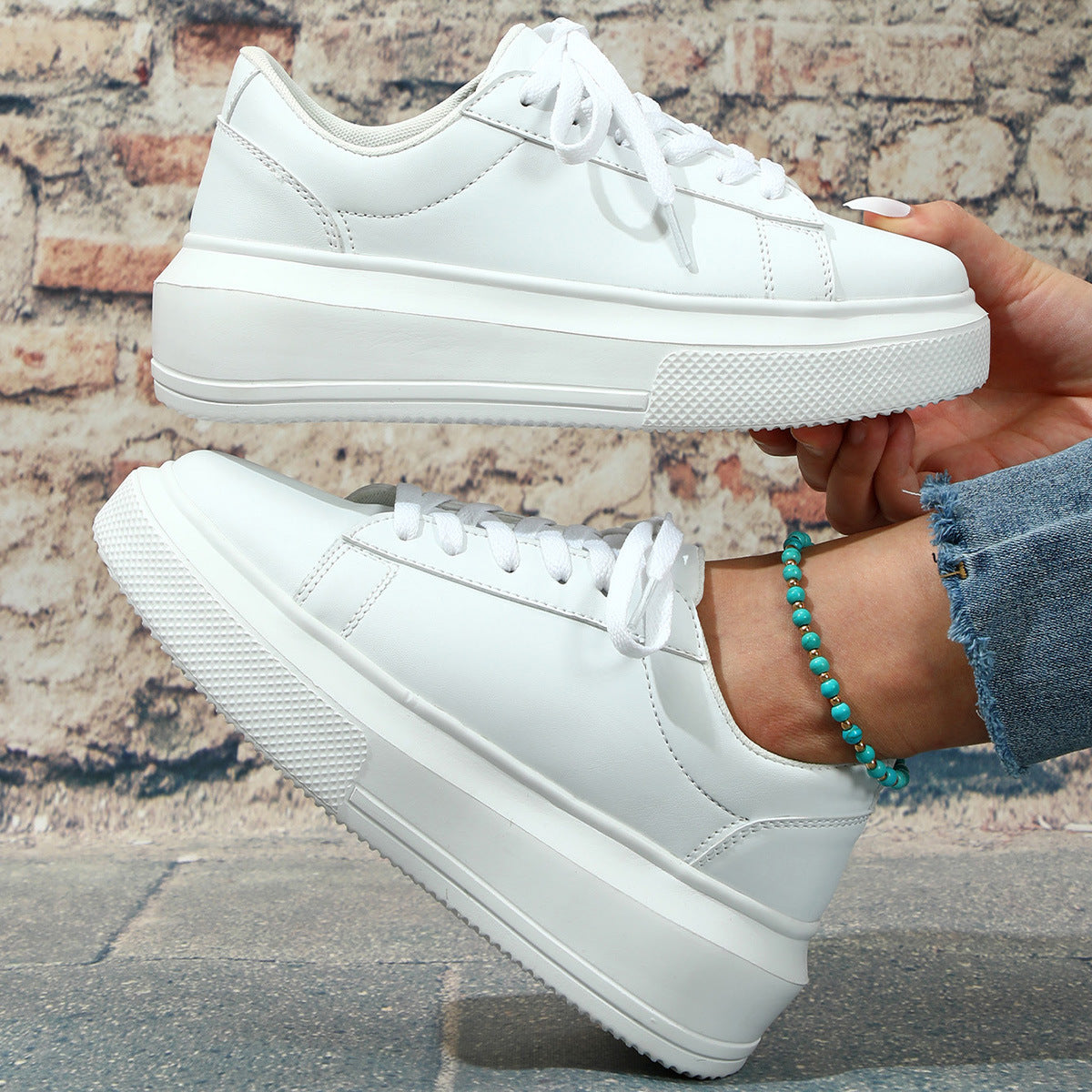 Women's Comfortable and Stylish Platform Sneakers Ivyshape