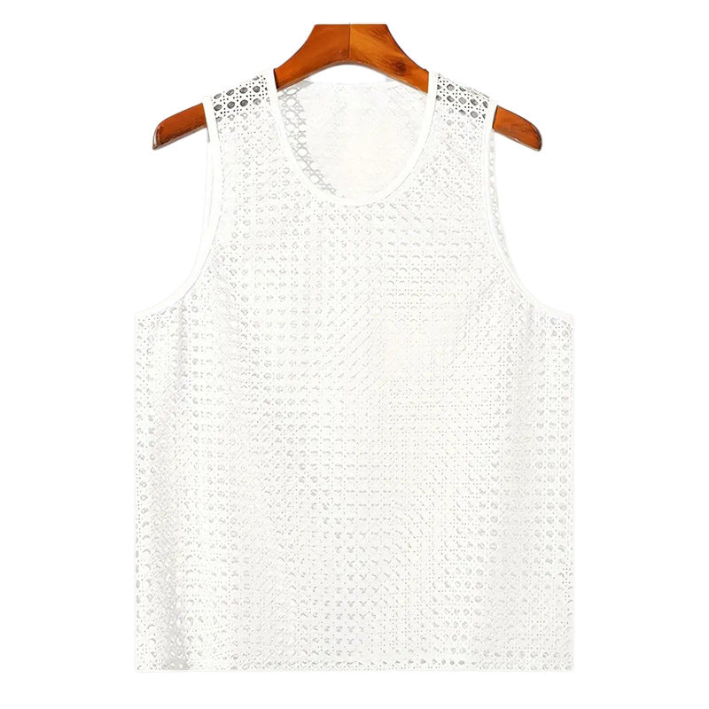 Men's Mesh Sports Tank Top Ivyshape