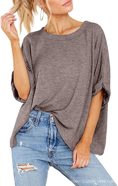 Ladies casual oversized T-shirt Ivyshape