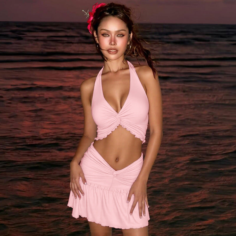 Women’s bikini dress with wrap top Ivyshape