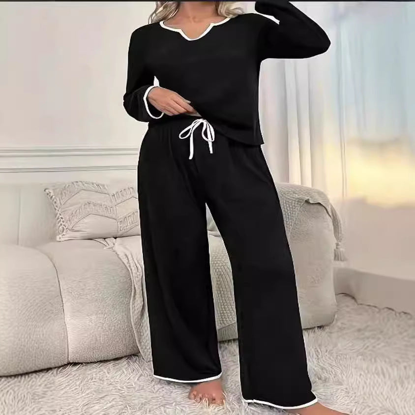 IvyShape | Loose Drawstring Home Pants Set