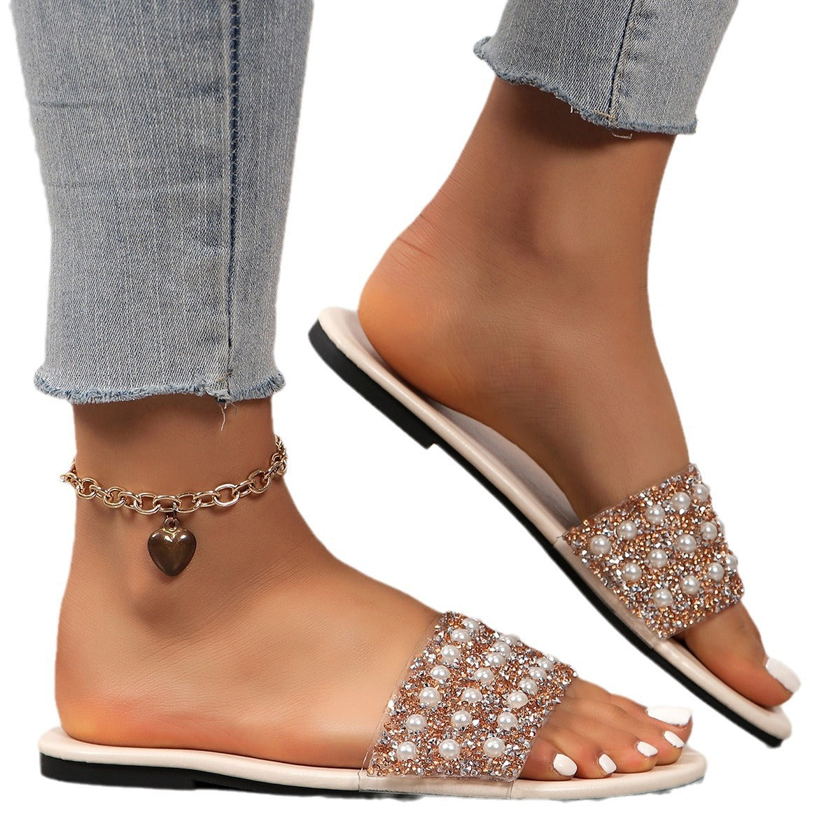 Ladies Glamorous Bath Shoes Ivyshape