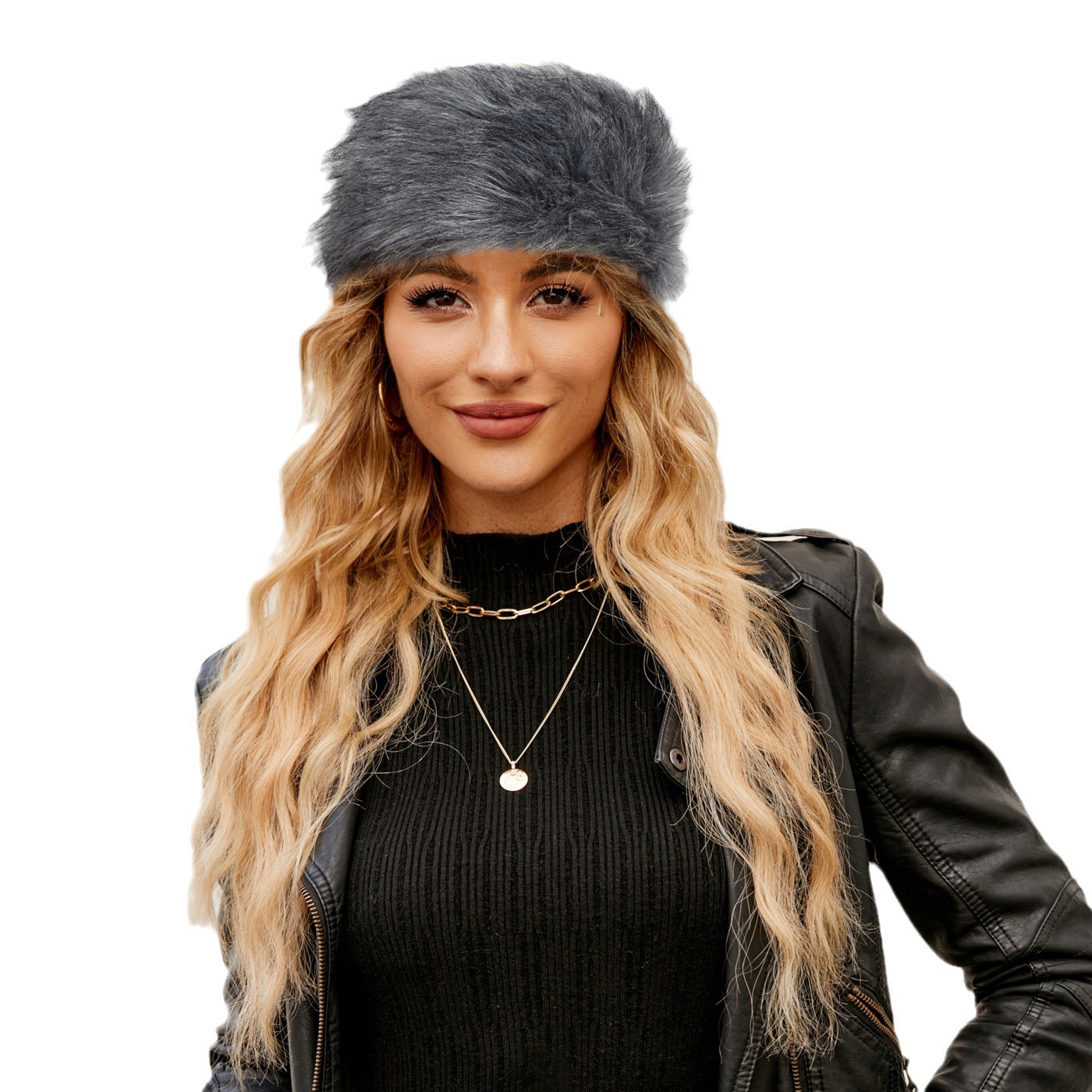 Women's Cozy Fleece Hat with Fashionable Design Ivyshape
