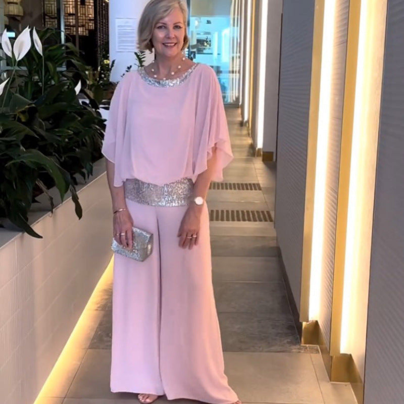 Ladies Elegant Evening Jumpsuit Ivyshape