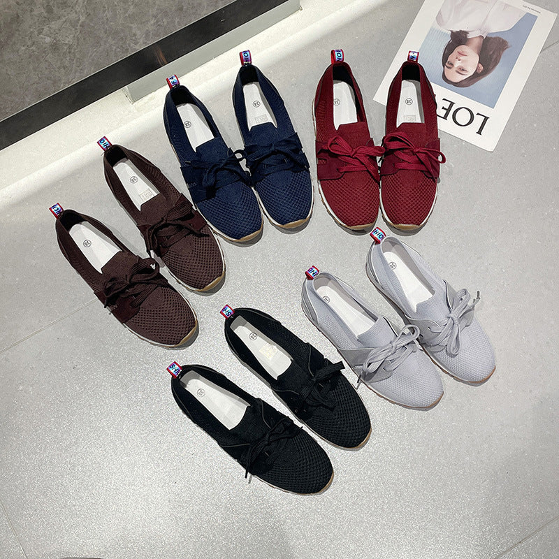 Ladies sporty mesh sneakers with breathable upper material Ivyshape