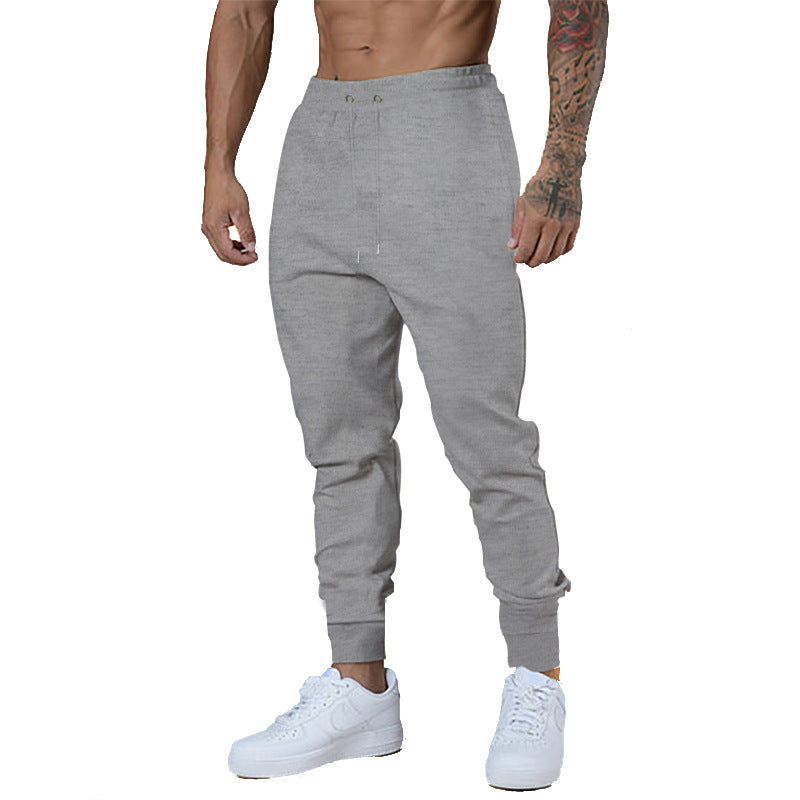 Men's comfortable sports pants with elastic waistband Ivyshape