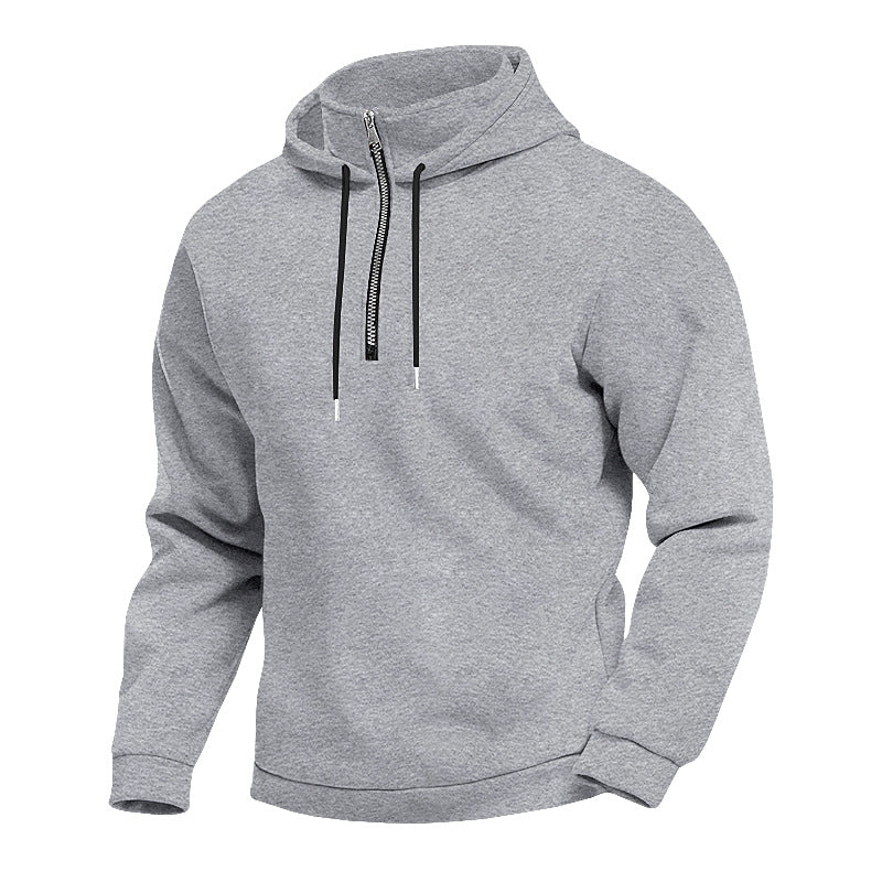 Men's hoodie with modern zipper and breathable fabric quality Ivyshape