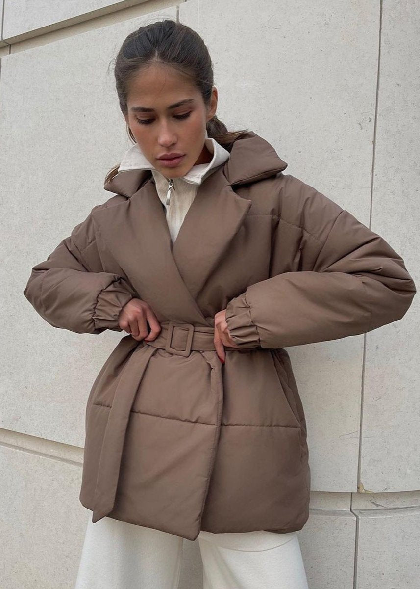 Ivyshape | Puffer Jacket Sleek Winter Warmth