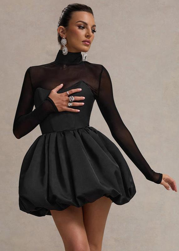 Ivyshape | Balloon-Skirt Mini Dress