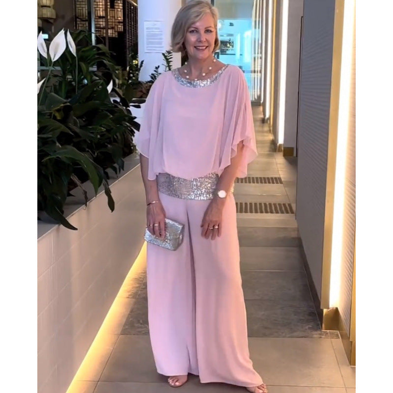 Ladies Elegant Evening Jumpsuit Ivyshape