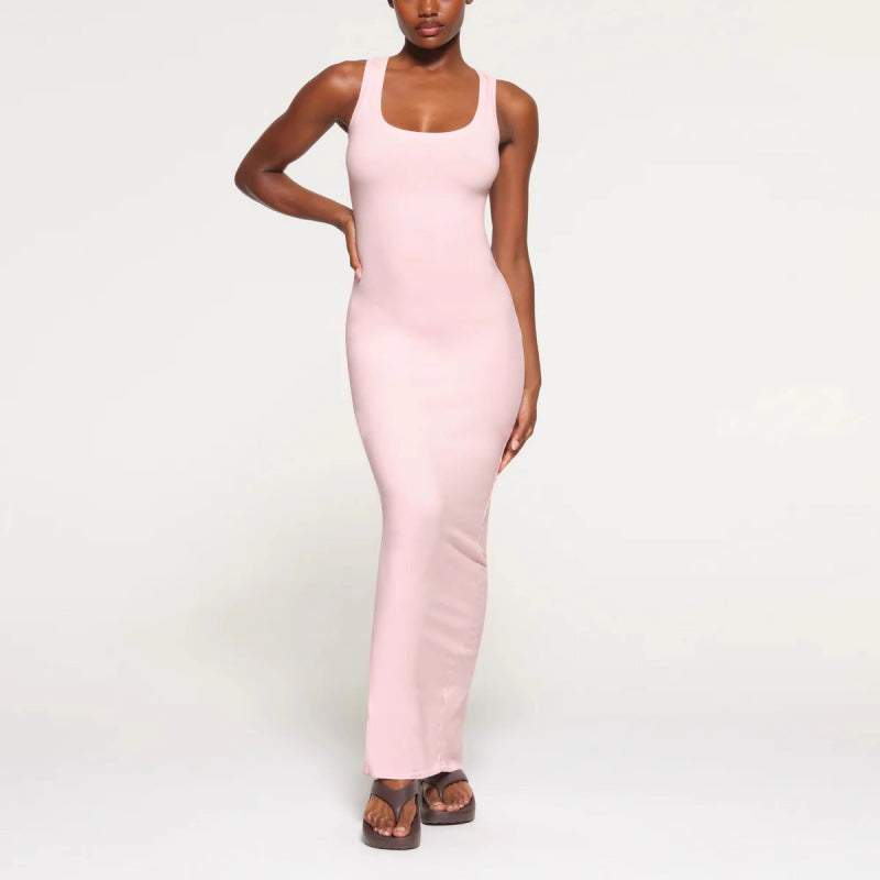 Women Elegant Sleeveless Maxi Dress Ivyshape