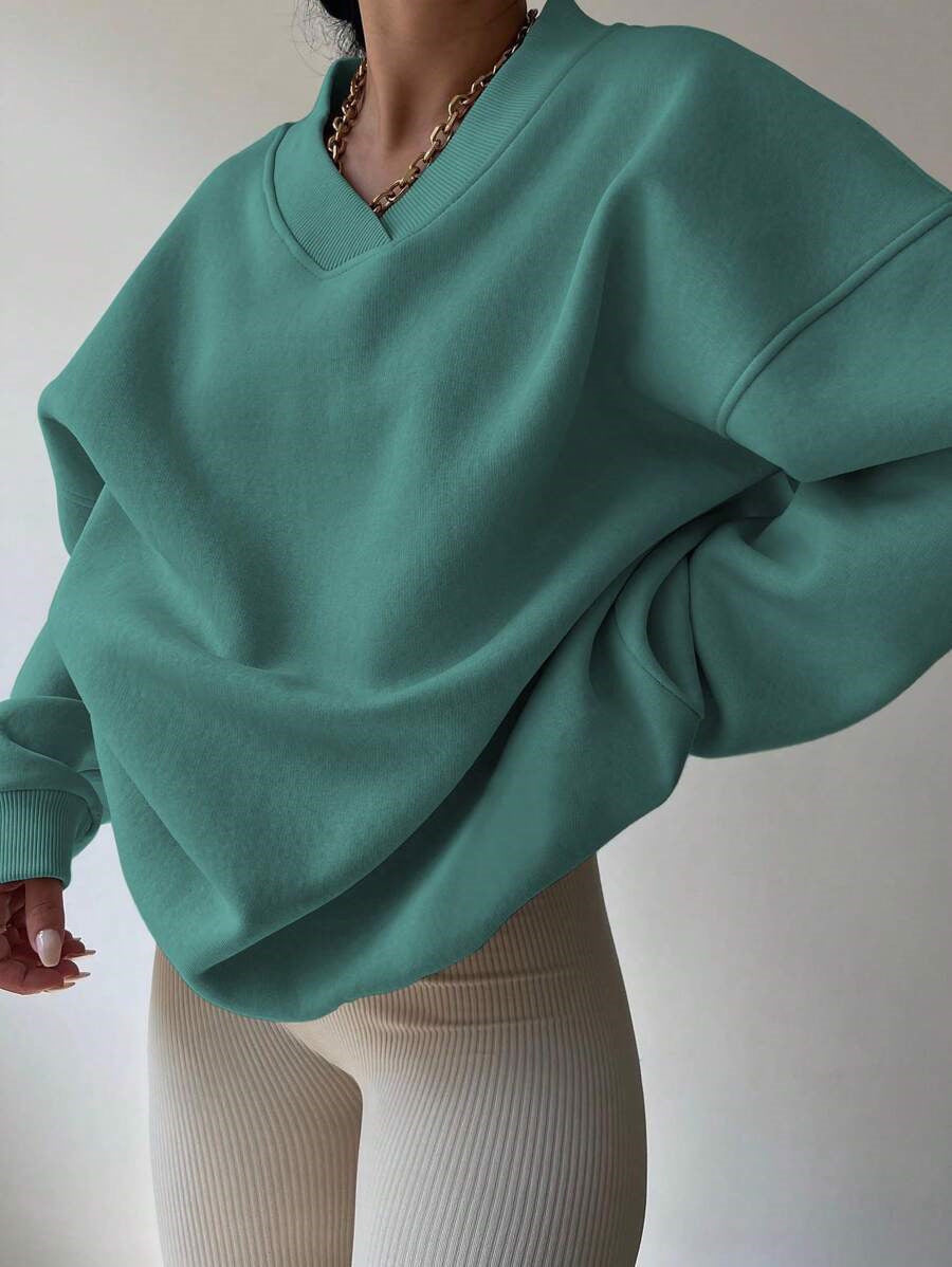 Ivyshape | Casual Long-Sleeve Sweatshirt