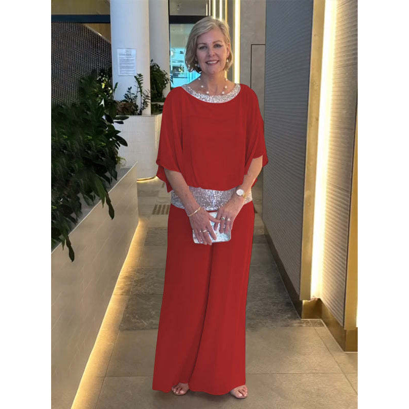 Ladies Elegant Evening Jumpsuit Ivyshape