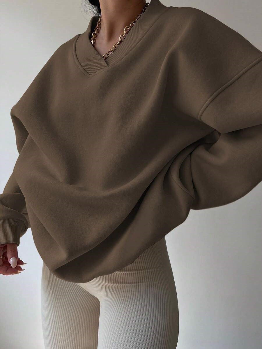 Ivyshape | Casual Long-Sleeve Sweatshirt