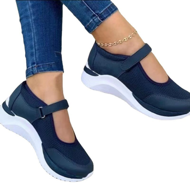 Women's Breathable Half Shoes with Adjustable Strap Ivyshape