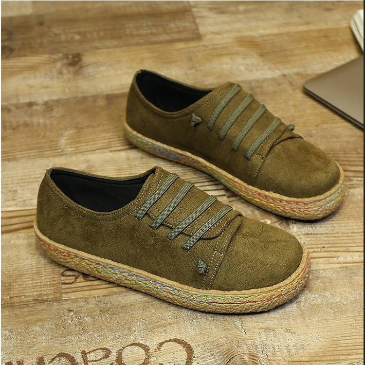 Ladies casual shoes with non-slip sole and elastic bands Ivyshape