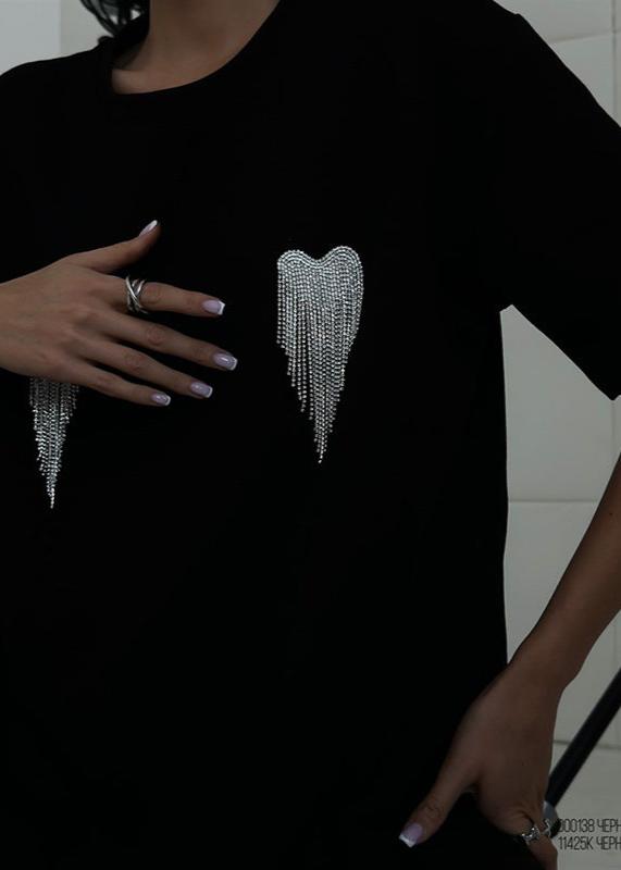 Ivyshape | Wings Embellished T-Shirt