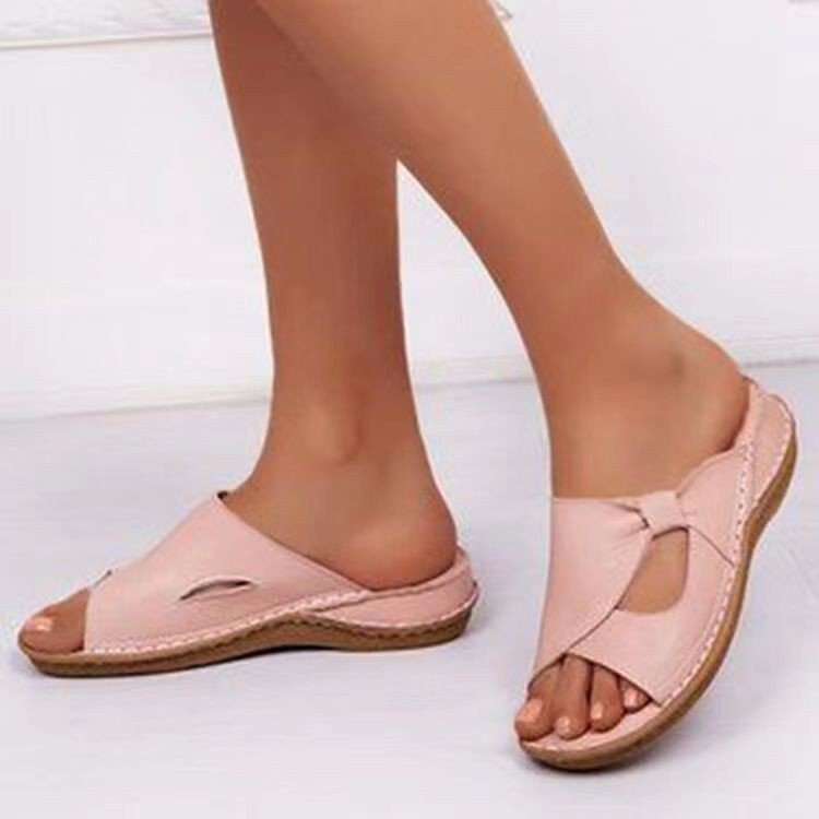 Women's Comfortable Slippers with Fashionable Strap Design and Health-Promoting Footbed Ivyshape