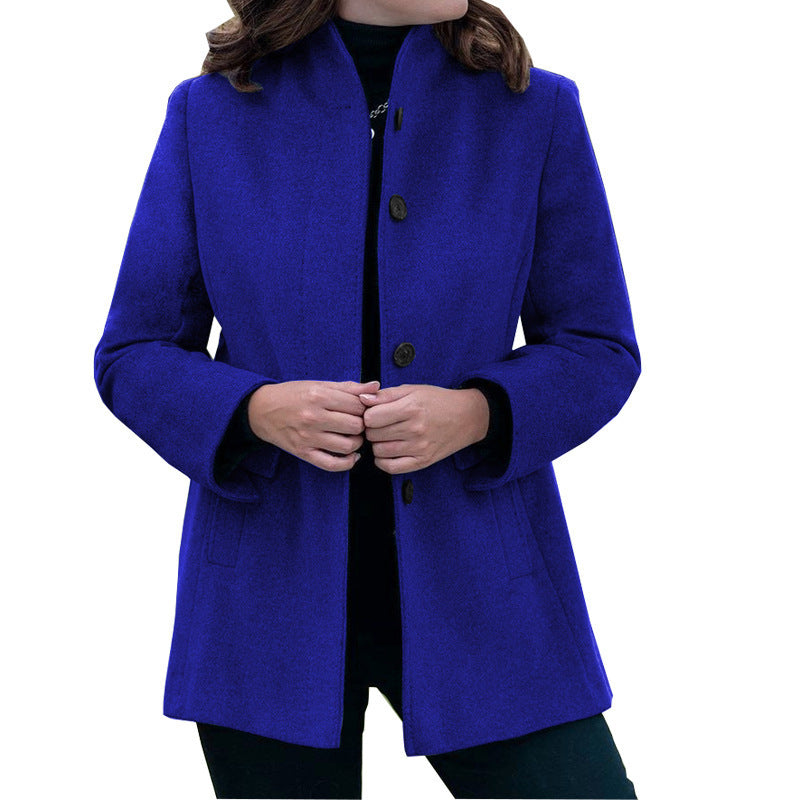 Women's wool coat with narrow cut Ivyshape