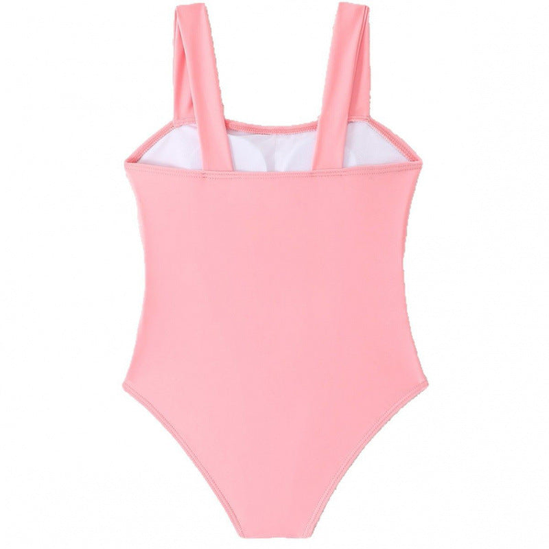 Women's one-piece swimsuit with sophisticated cut-outs and stylish shoulder straps Ivyshape
