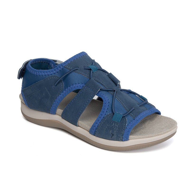 Women’s sporty casual sandals with flexible strap design and closed heel area Ivyshape