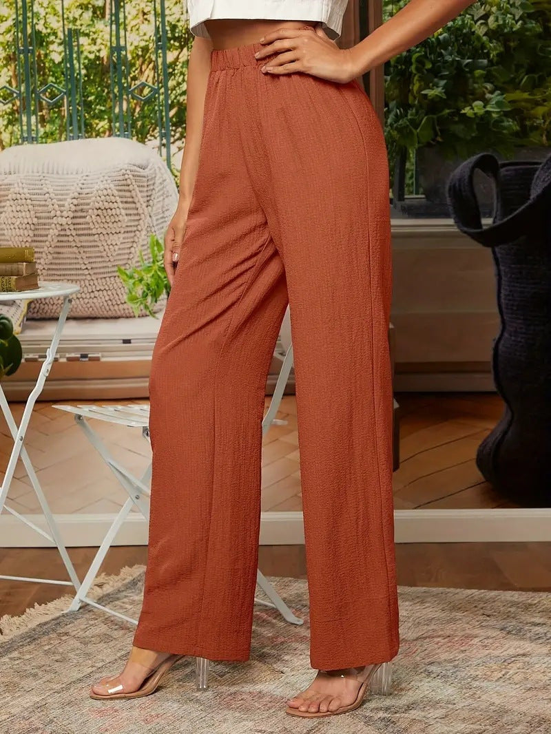 Ladies elegant and airy Palazzo pants Ivyshape
