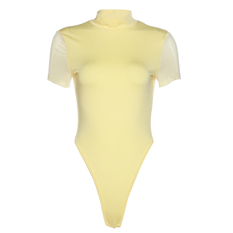 Women Figure-hugging Body with High Collar Ivyshape