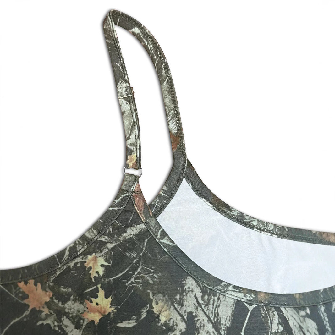 Women's Camouflage Print Slim-Fit Tank Top Ivyshape