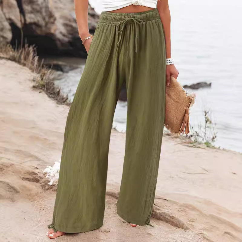 Women Light Loose Lounge Pants Ivyshape
