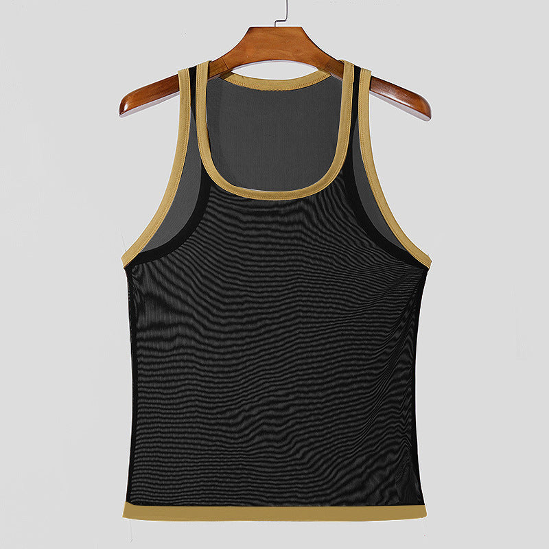 Unisex Sporty Tank Top with breathable material and racerback design Ivyshape