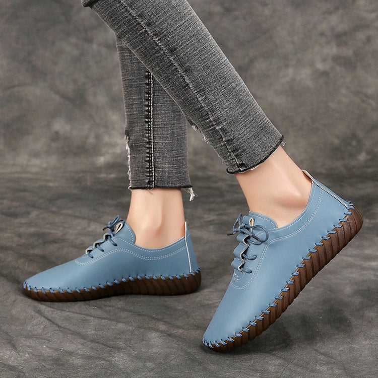 Women's Comfortable Lace-Up Shoes with Handcrafted Details Ivyshape