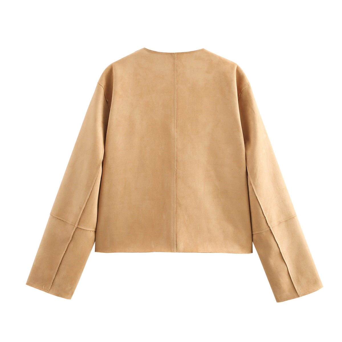 Women Fashion Short Sleeve Sweater Jacket with Practical Pockets and Elegant Buttons Ivyshape