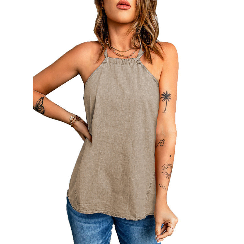 Women's fashionable tank top with a casual cut and high-quality materials Ivyshape