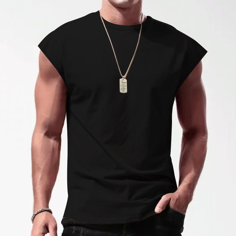 Men's Sleeveless Sports Shirt made of breathable material with stylish design Ivyshape
