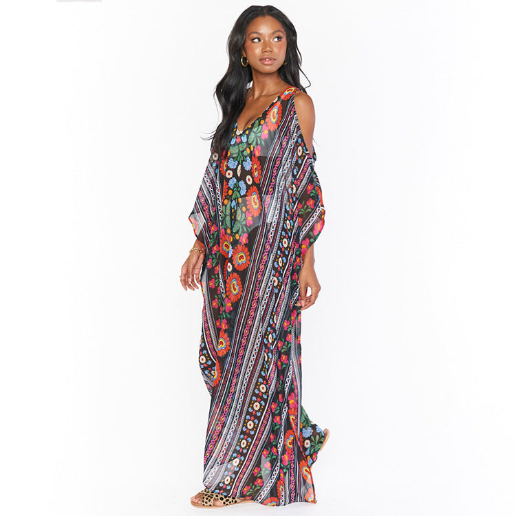 Women's summer dress in boho style Ivyshape