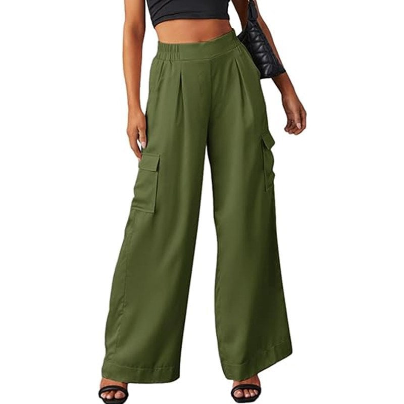 Women's wide Cargo pants in urban style Ivyshape