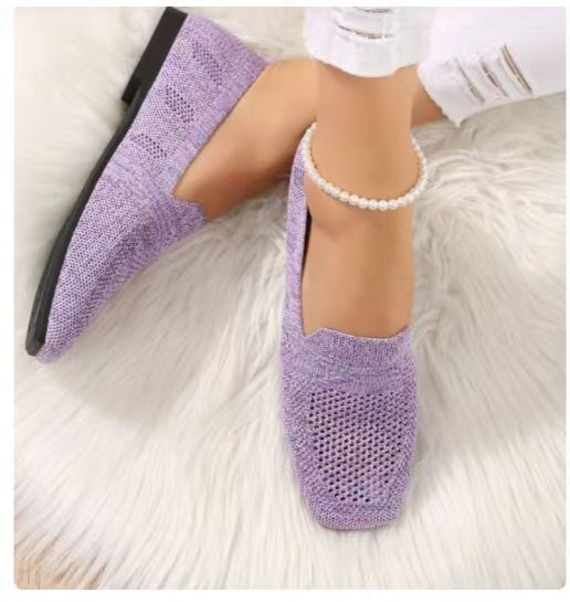 Ladies breathable and comfortable casual shoes in ballerina style Ivyshape