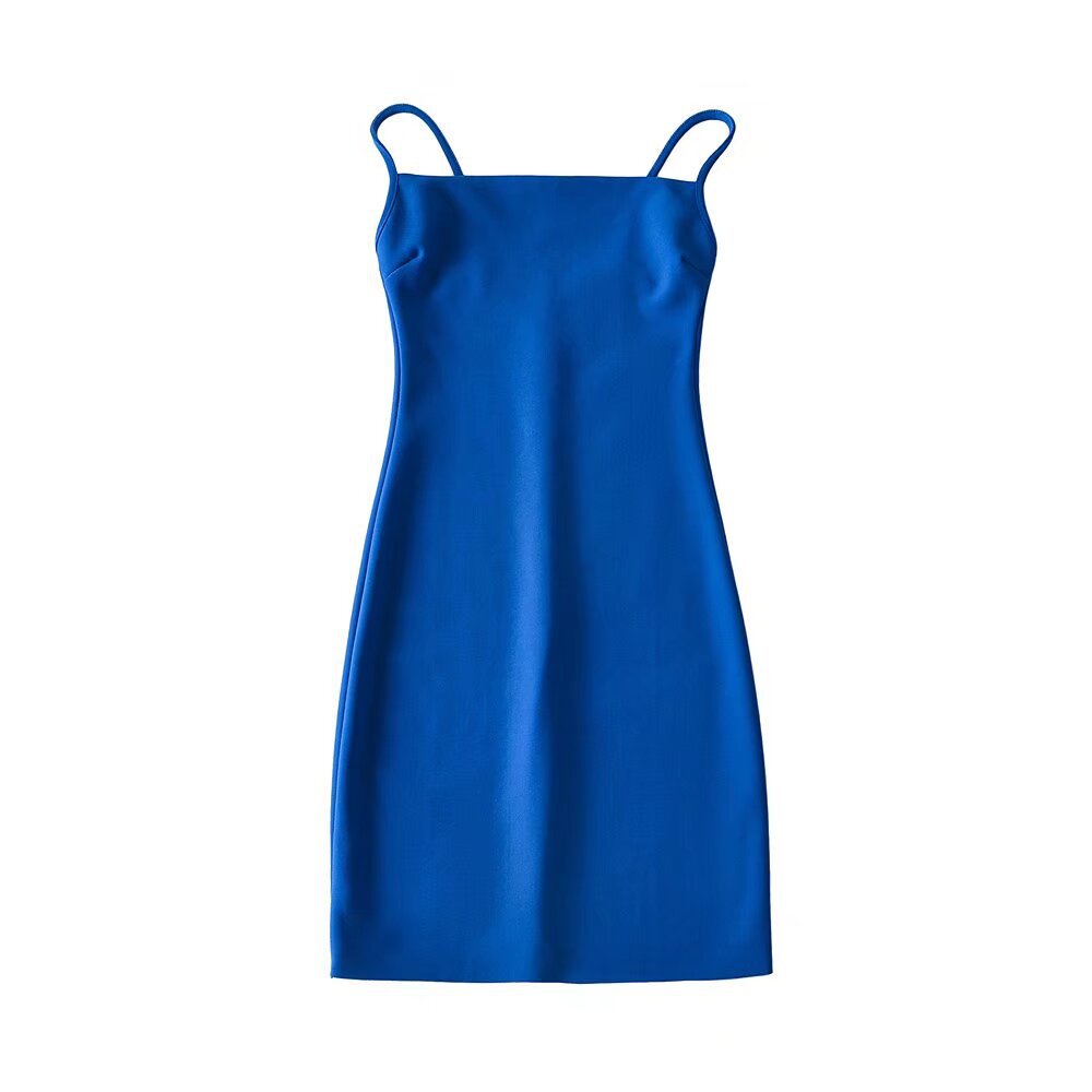 Women elegant spaghetti strap dress Ivyshape