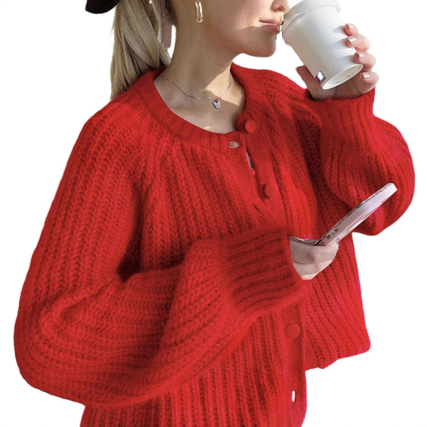 Women's Cozy Knit Cardigan Ivyshape